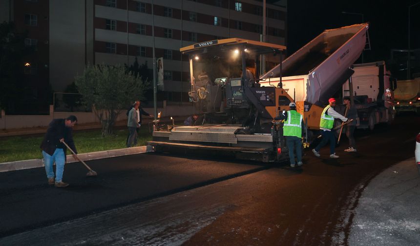 Buca'da asfalt seferberliği