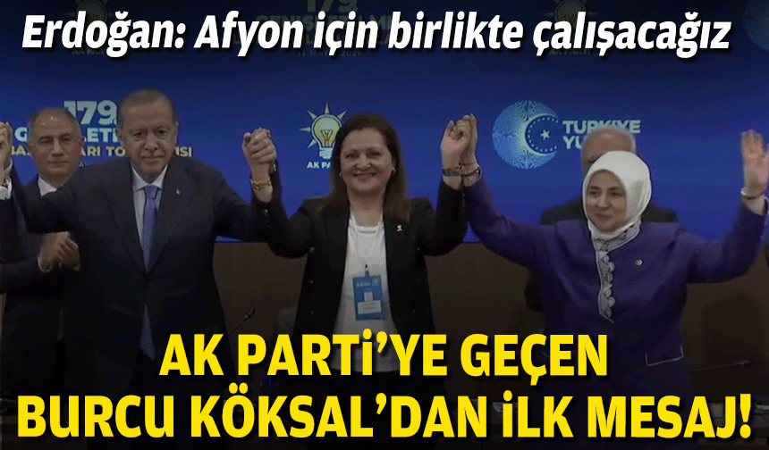 Erdoğan: Afyon Belediye Başkanı'na hoş geldin diyoruz!
