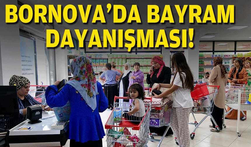 Bornova'da bayram dayanışması!