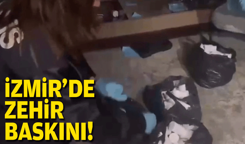İzmir’de uyuşturucu operasyonu; 1 gözaltı