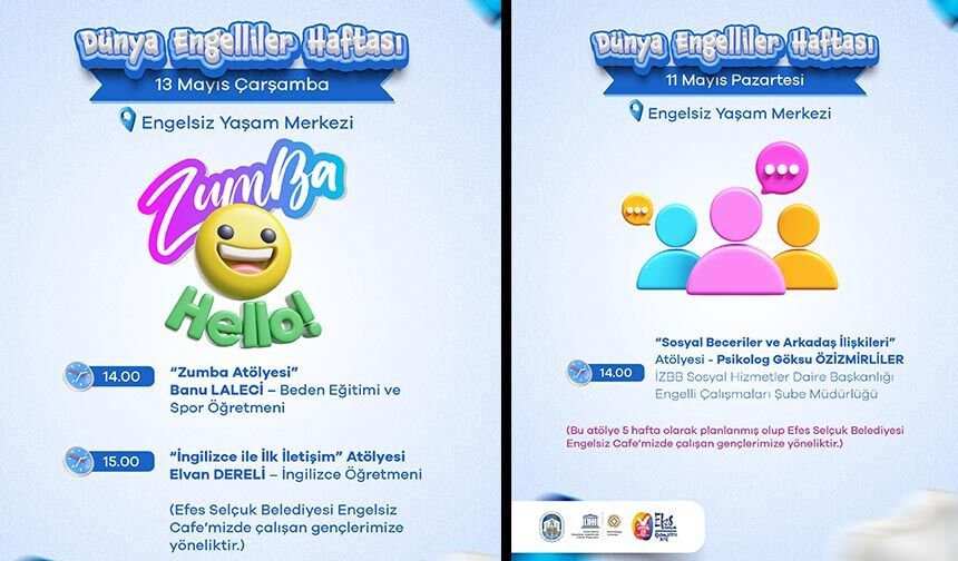 Selçuk’un engel tanımaz çocukları renkli bir hafta geçirecek