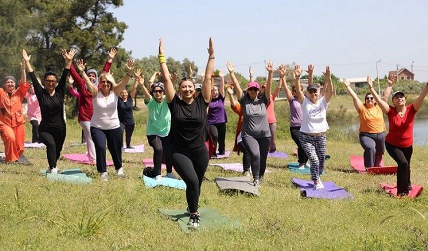 Menderes’in pilatesçilerinde bahar hareketliliği