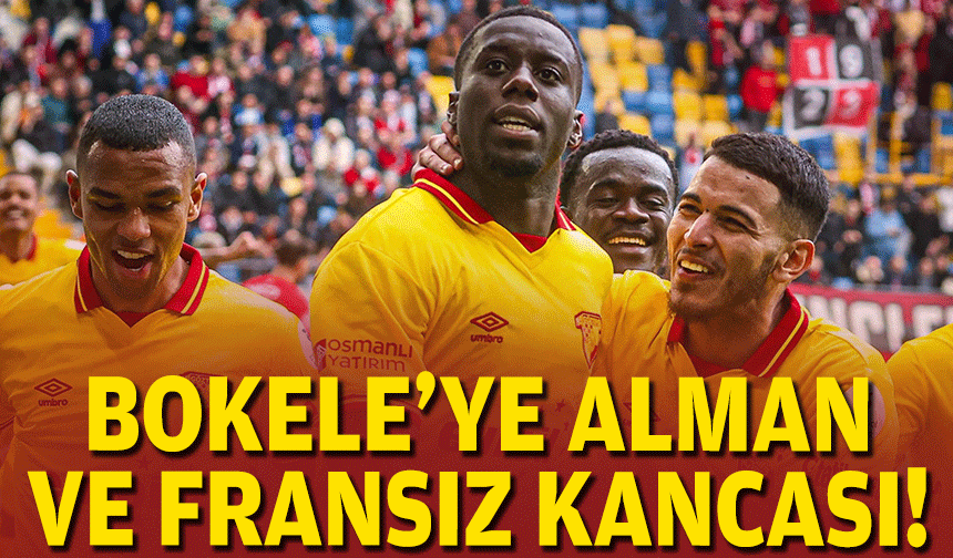 Göztepe'de Bokele'ye Alman ve Fransız kancası