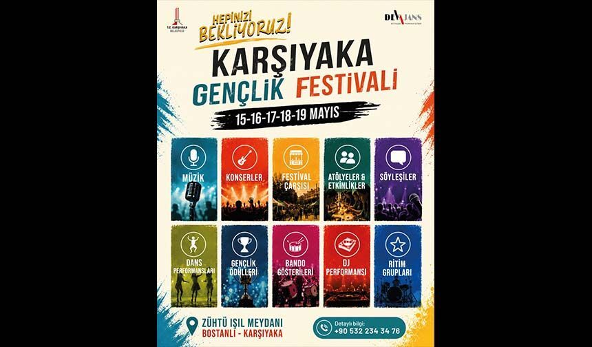 Karşıyaka’da 19 Mayıs coşkusu başlıyor!