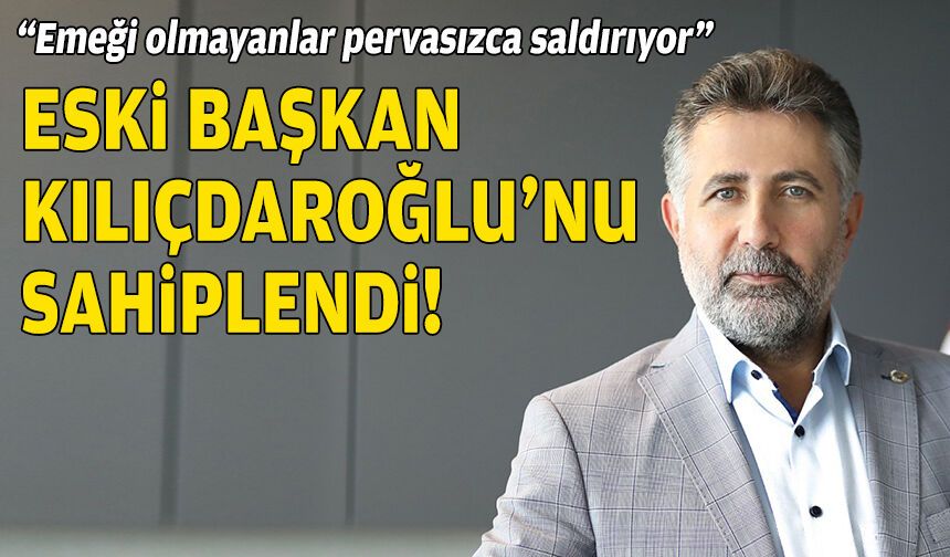 Eski başkan Sandal, Kılıçdaroğlu’nu sahiplendi: Emeği olmayanlar pervasızca saldırıyor!