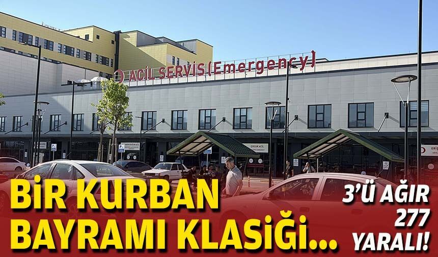 "Acemi kasaplar" hastanelik oldu: 3'ü ağır 277 yaralı!