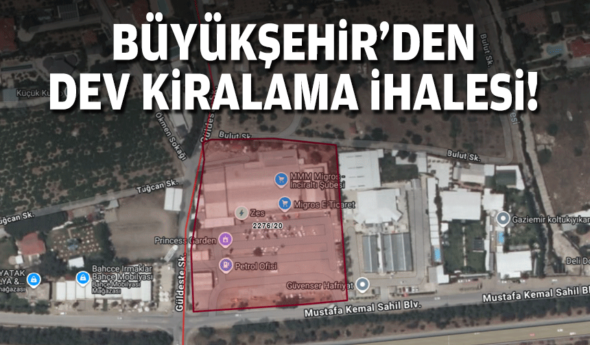 Büyükşehir'den dev kiralama ihalesi!