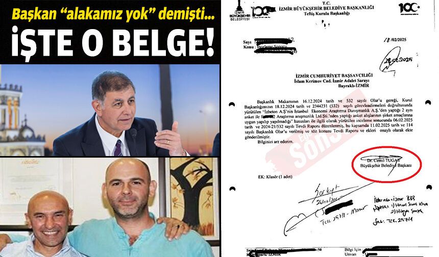 Başkan “alakamız yok” demişti… İşte o belge!
