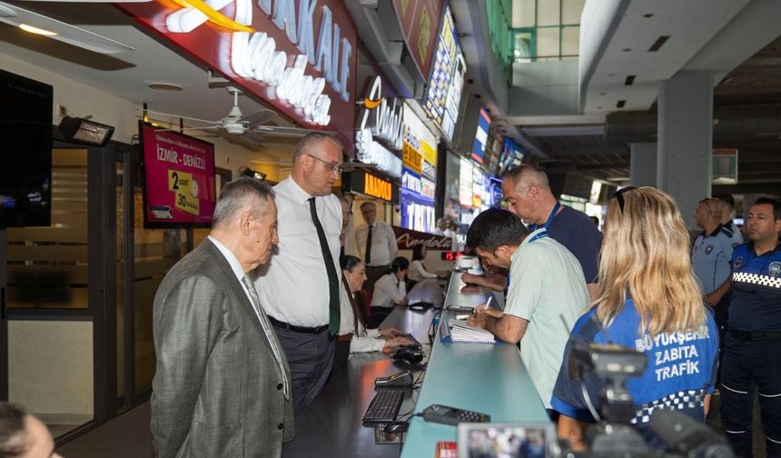 Büyükşehir’den otogara haciz!