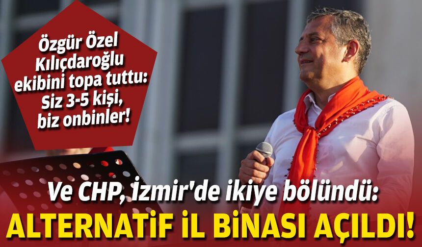 Özel’den alternatif il binası açılışında mesajlar!