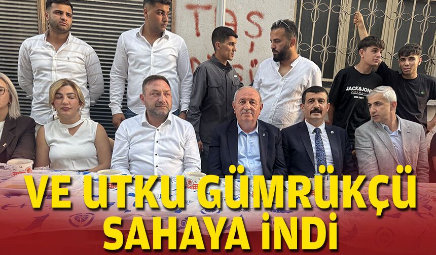Ve Utku Gümrükçü sahaya indi