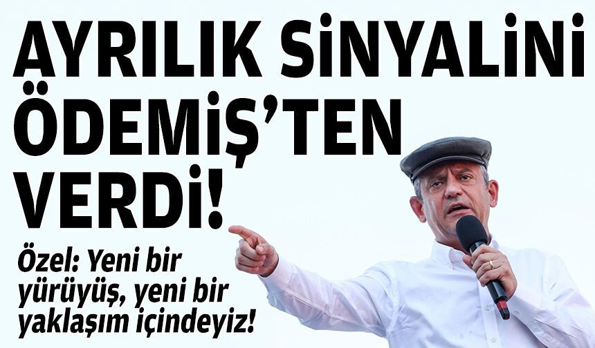Özel'den Ödemiş mesajları!