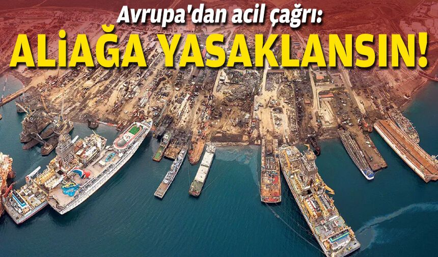 Avrupa'dan acil çağrı: Aliağa yasaklansın!