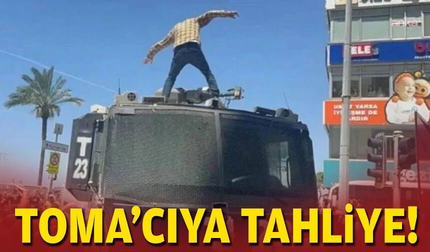İzmir’de TOMA’ya çıkan Deniz Yolçu tahliye edildi