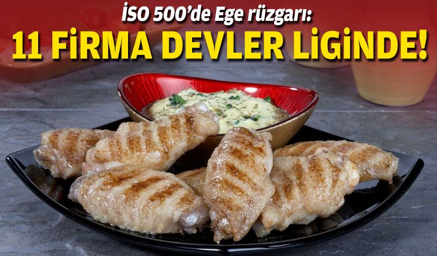 İSO 500’de Ege rüzgarı: 11 firma devler liginde