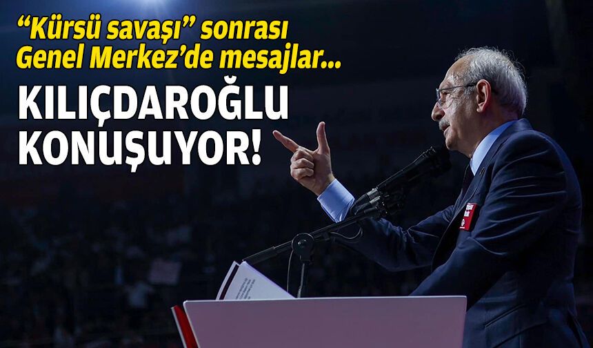 Kemal Kılıçdaroğlu konuşuyor!