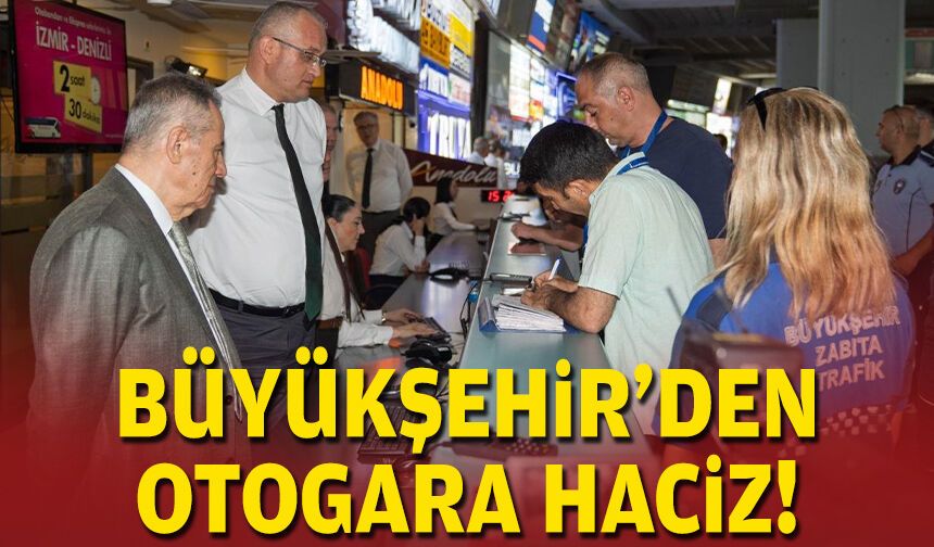 Büyükşehir’den otogara haciz!