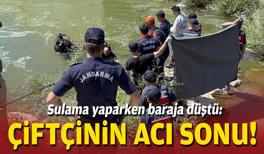 Sulama yaparken baraja düştü: Çiftçinin acı sonu