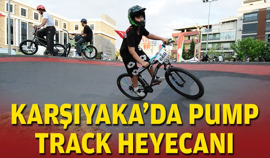 Karşıyaka'da heyecan dolu pump track gece yarışı!
