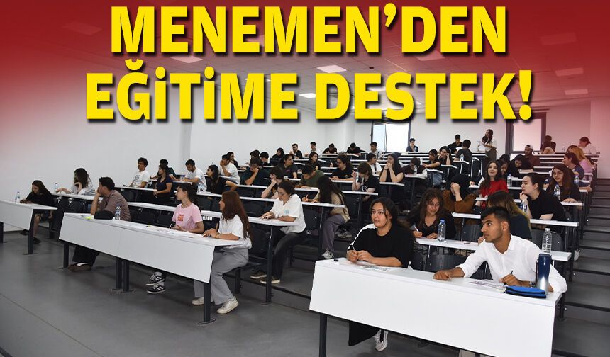 Menemen'den eğitime destek!