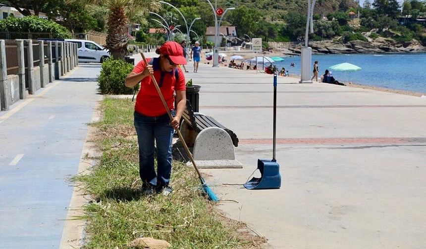 Menderes'te bayram boyunca temizlik seferberliği!