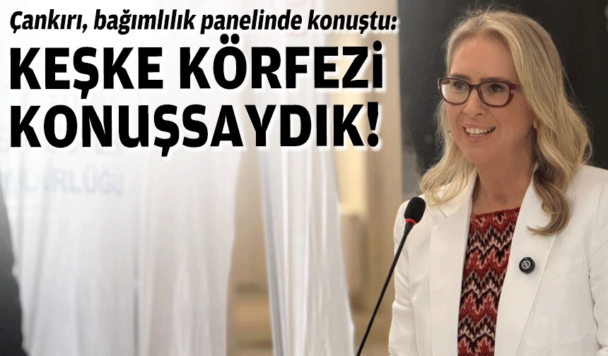 AK Partili Çankırı, bağımlılık panelinde konuştu: Keşke körfezi konuşsaydık