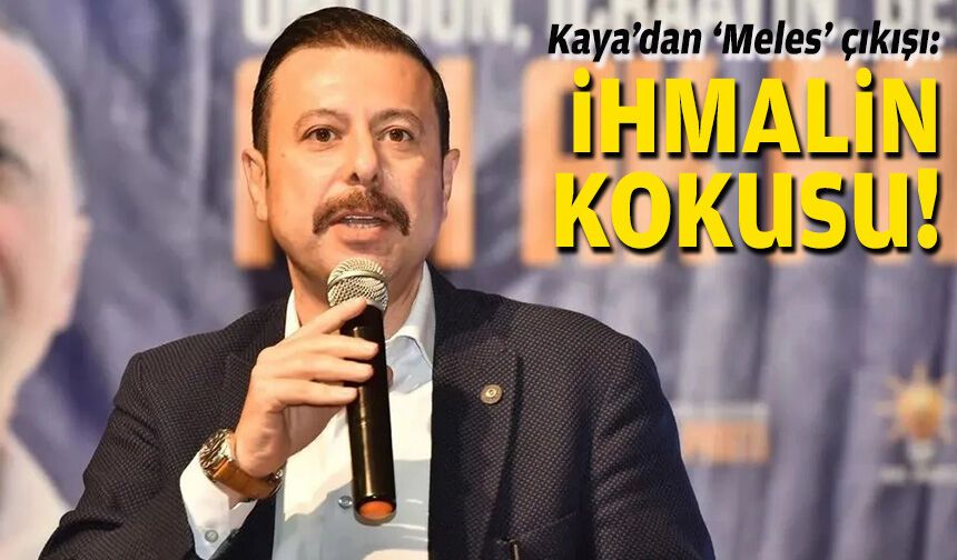 AK Partili Kaya’dan ‘Meles’ çıkışı: İhmalin kokusu!