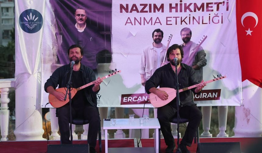 Nazım Hikmet'in dizeleri Karabağlar’ da yankılandı