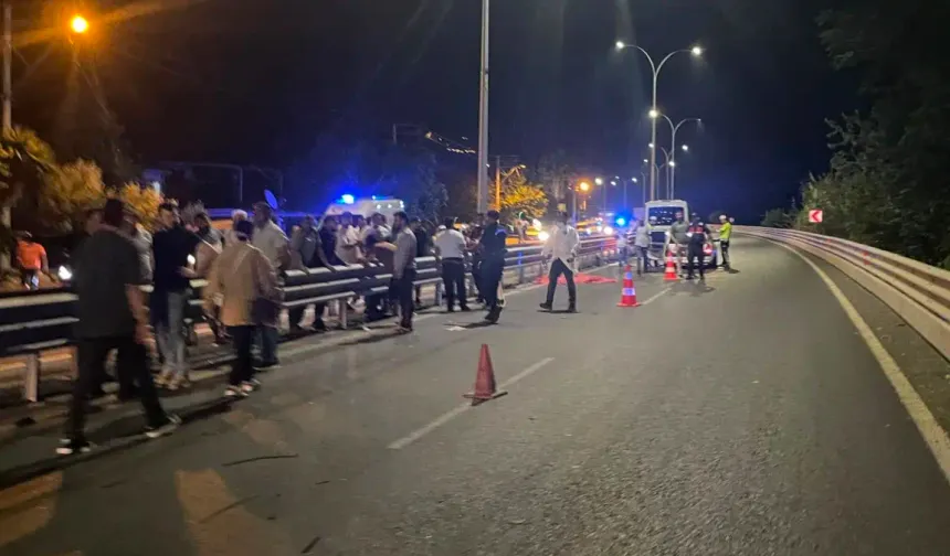 Yaya geçidinde feci ölüm: 20 metre savruldu