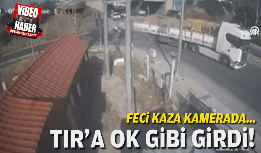 İzmir'de korkunç kaza: TIR'ın altına girdi!