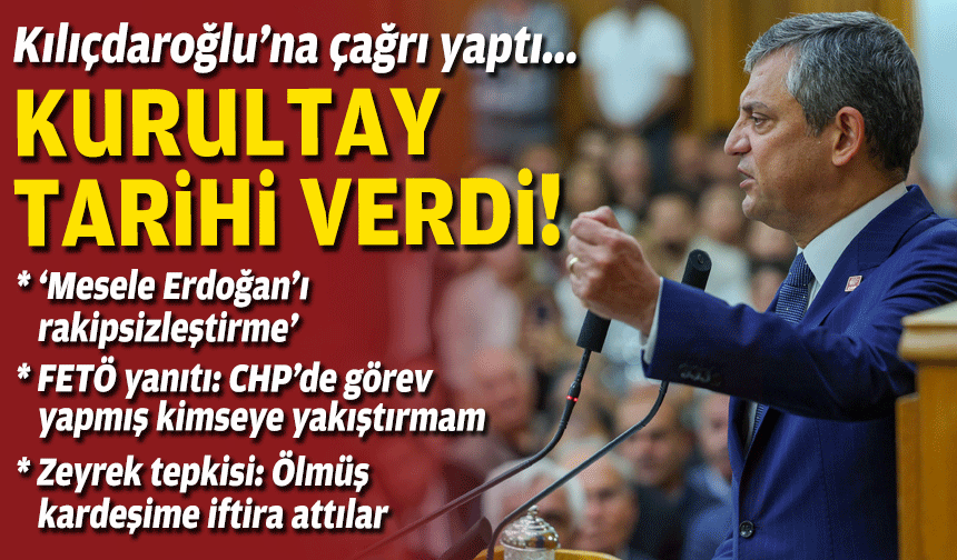 Gözler Ankara'da... Özgür Özel'den mesajlar!