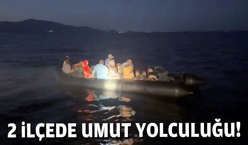 İzmir'de 59 düzensiz göçmen yakalandı