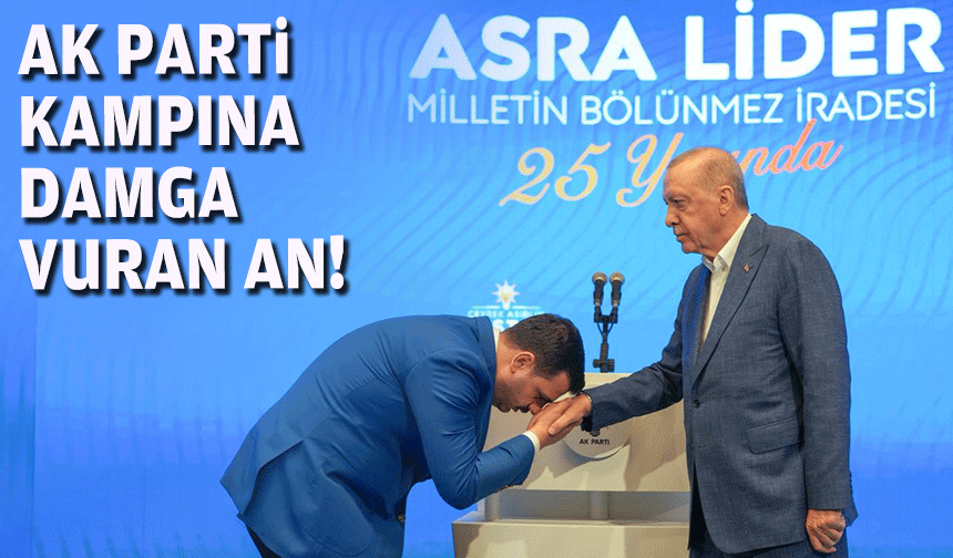 AK Parti kampına damga vuran an!