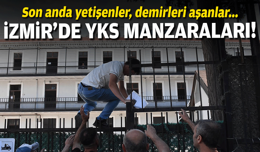 Son anda yetişenler, demirleri aşanlar... İzmir'de YKS manzaraları!