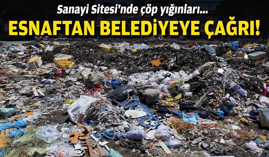 Sanayi Sitesi'nde çöp yığınları... Esnaftan, yetkililere çağrı!