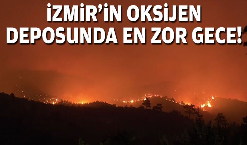 İzmir'in oksijen deposunda en zor gece!
