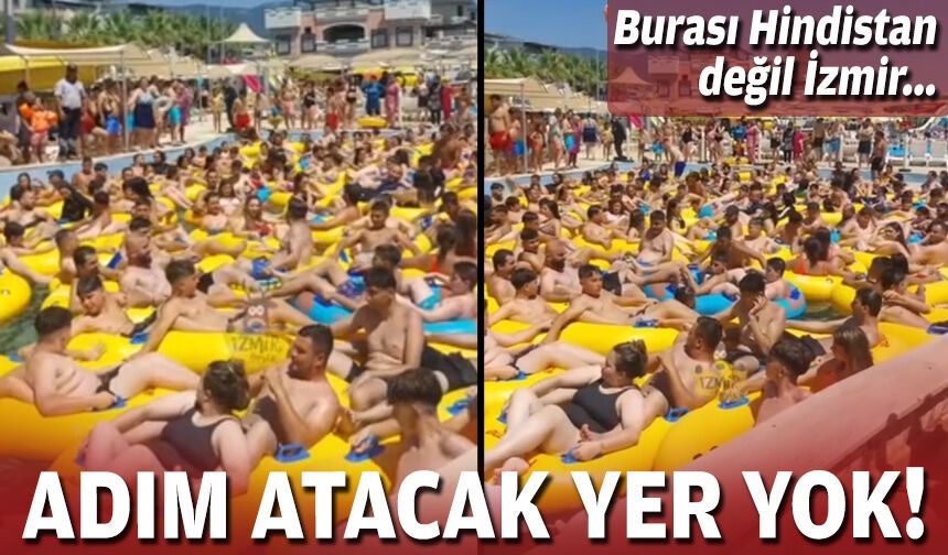 Burası Hindistan değil İzmir... Adım atacak yer yok!