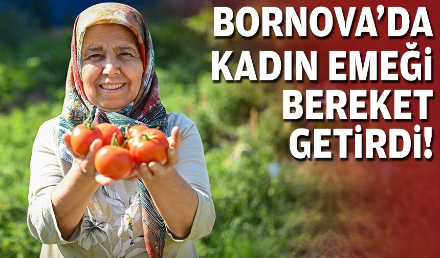 Bornova'da kadın emeği bereket getirdi!
