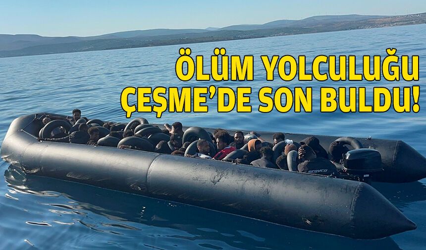Ölüm yolculuğu Çeşme'de son buldu