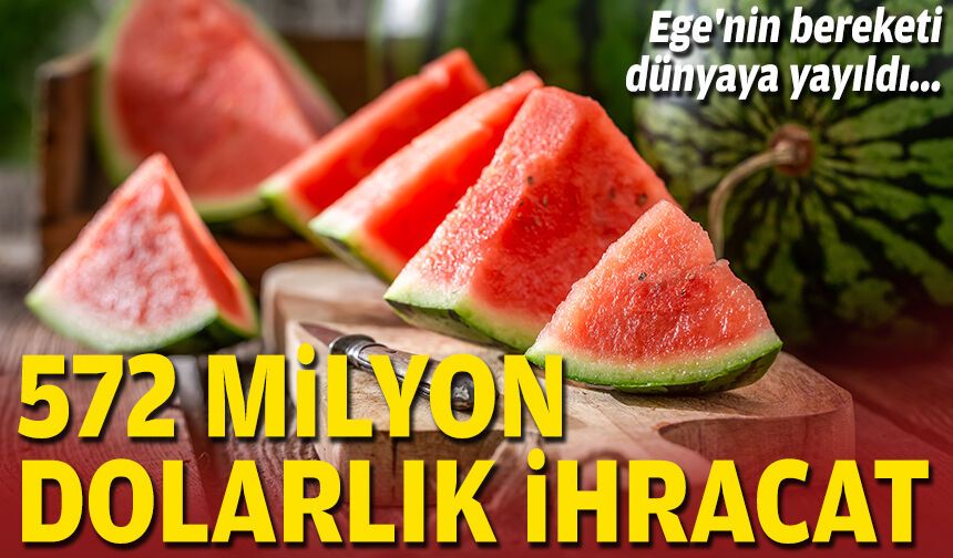 Ege'nin bereketi dünyaya yayıldı: 572 milyon dolarlık ihracat