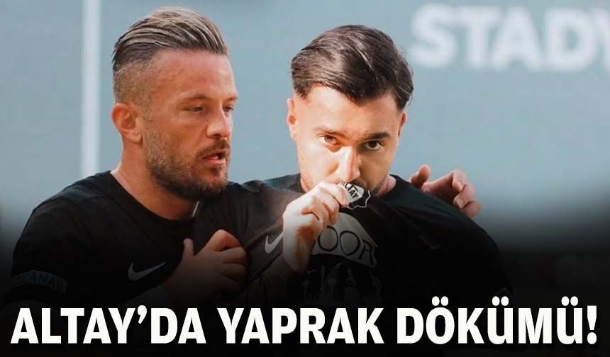 Altay'da yaprak dökümü!