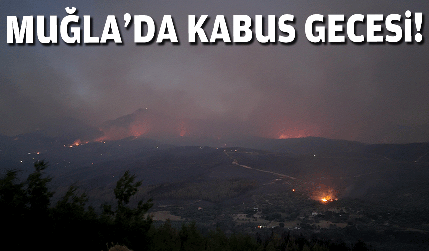 Muğla'da kabus gecesi!
