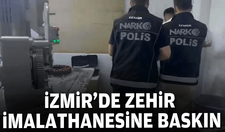 Zehir imalathanesine baskın: On binlerce hap ele geçirildi!