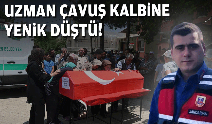 Uzman çavuş kalbine yenik düştü!