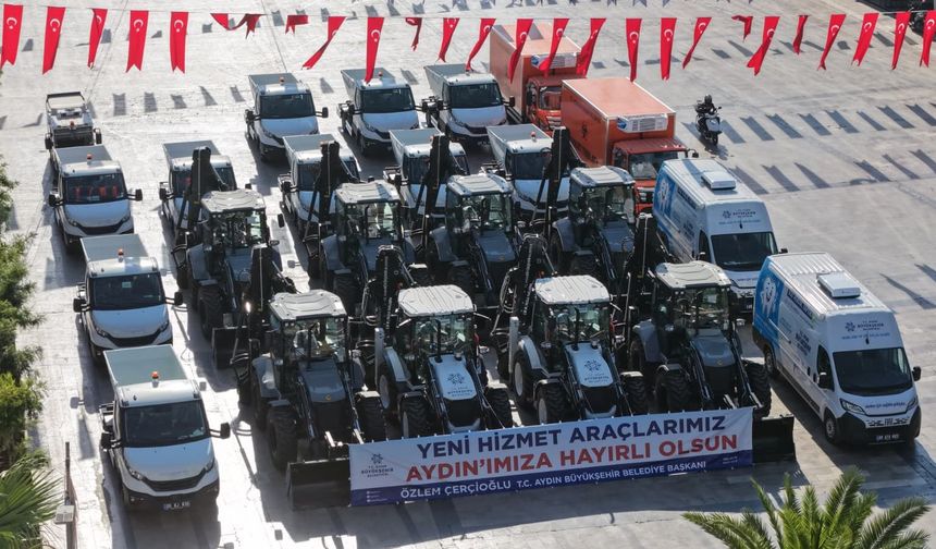 Başkan Çerçioğlu'ndan araç filosuna 90 milyon liralık yatırım!