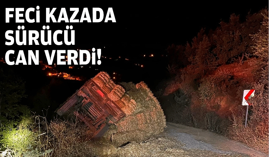İzmir'de feci kaza: Sürücü can verdi!