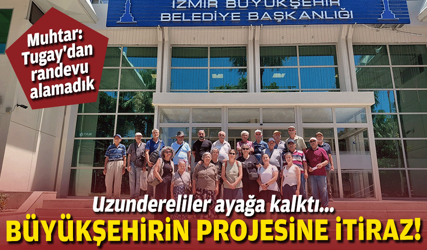 Uzundereliler ayağa kalktı: Büyükşehirin tesisine itiraz!