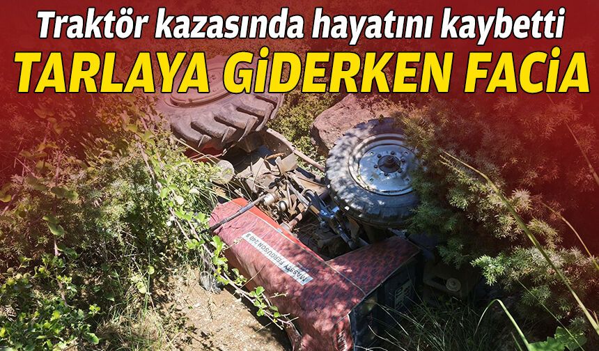 Traktör sürücüsünün acı sonu
