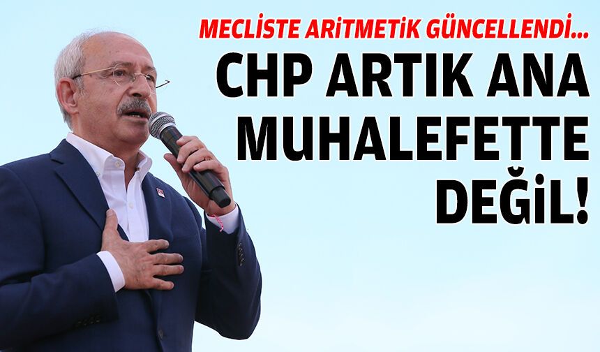 Milletvekili sayısı 44'e düştü: CHP, 5'inci sıraya geriledi!