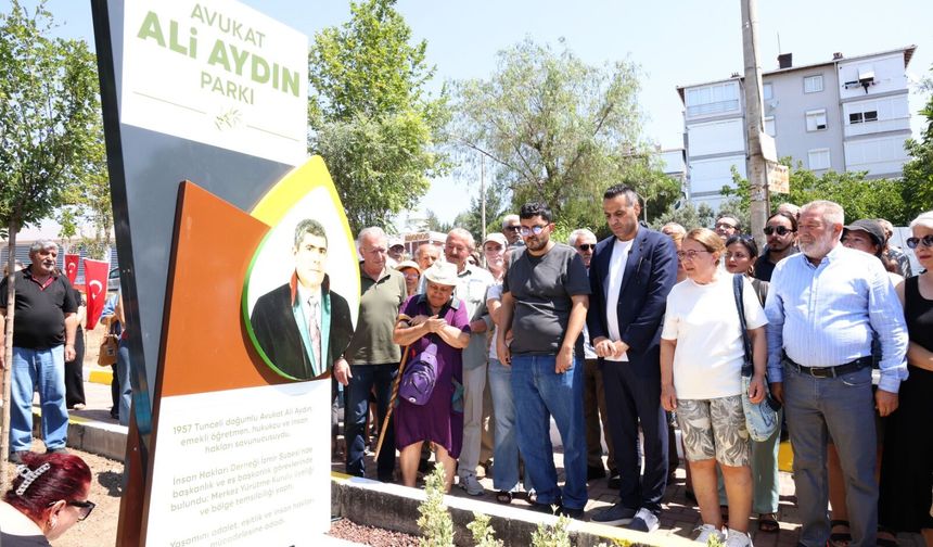 Ali Aydın’ın adı Çiğli’de yaşayacak